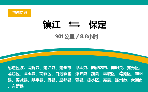 镇江到保定物流公司-镇江到保定货运专线（全/境-派送）