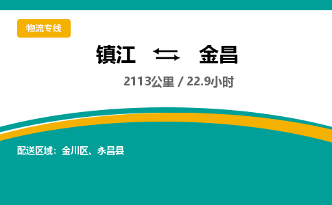 镇江到金昌物流公司-镇江到金昌货运专线（全/境-派送）