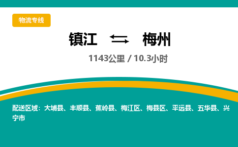 镇江到梅州物流公司-镇江到梅州货运专线（全/境-派送）