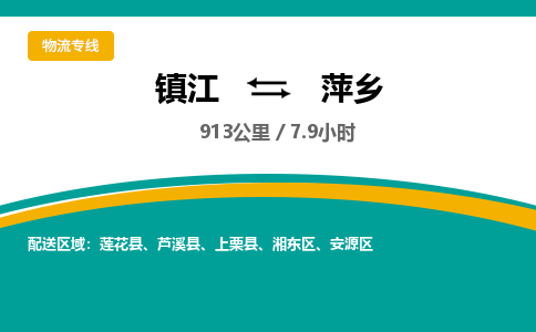 镇江到萍乡物流公司-镇江到萍乡货运专线（全/境-派送）