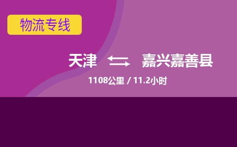 天津到嘉兴嘉善县物流专线-嘉兴嘉善县到天津货运公司-大型机械运输专线