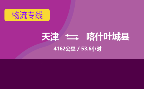 天津到喀什叶城县物流专线-喀什叶城县到天津货运公司-日用品运输专线