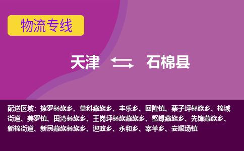 天津到石棉县货运公司_天津到石棉县物流专线电商货物运输专线