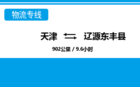 天津到辽源东丰县物流专线-全境闪送-天津至辽源东丰县物流公司