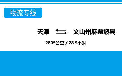 天津到文山州麻栗坡县物流专线-文山州麻栗坡县到天津货运公司-整车零担运输