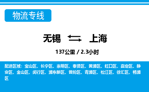 无锡到上海物流专线,无锡到上海物流公司「资质齐全」
