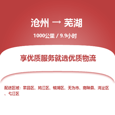 沧州到芜湖货运公司直达物流专线_沧州到芜湖物流公司回程车配货