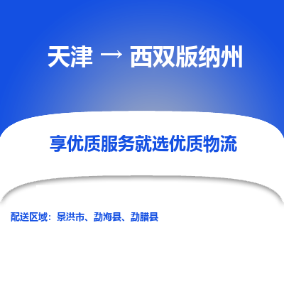 天津到西双版纳州物流公司-天津至西双版纳州专线-高效、便捷、省心！