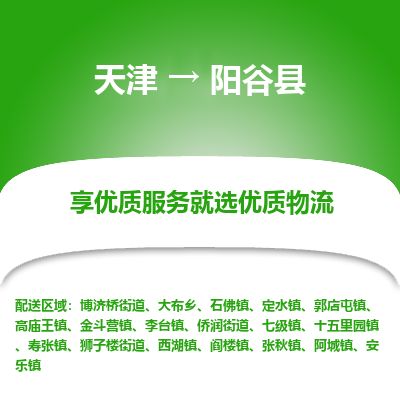 天津到阳谷县货运公司_天津到阳谷县物流货运专线