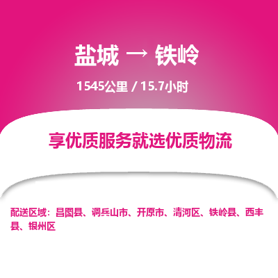 盐城到铁岭货运公司_盐城到铁岭物流专线_盐城到铁岭物流公司